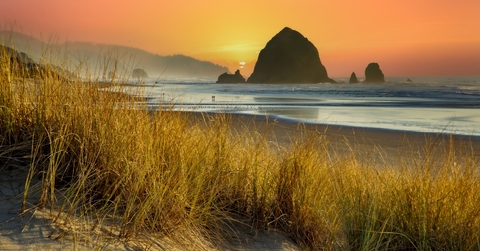 Cannon Beach in Oregon