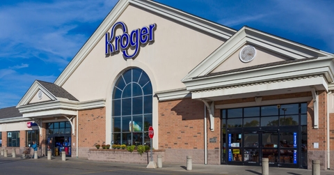 Entrance of Kroger grocery store