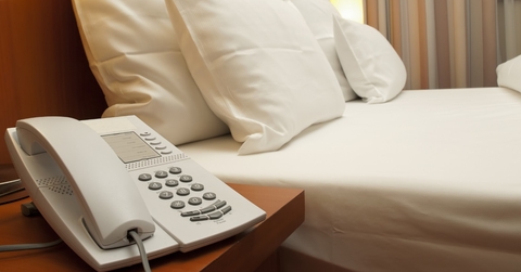 A hotel phone