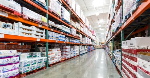 Costco store aisle