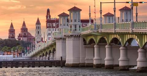 river bridge at st. augustine florida