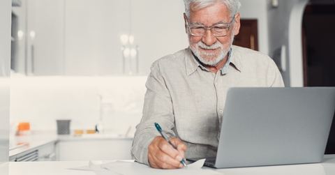 senior male in glasses
