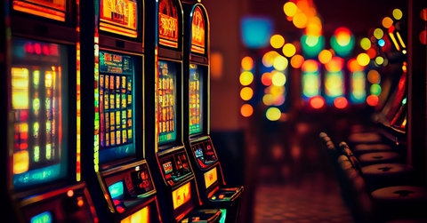 casino slot machines late at night