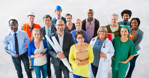 diverse multiethnic people