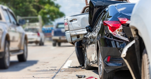modern car accident