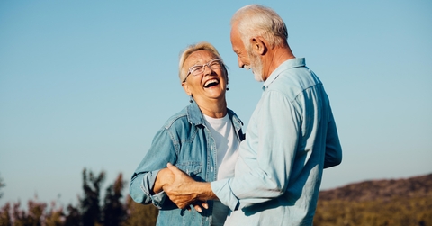 senior couple on their retirement