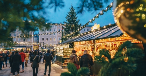 salzburg christmas decorated for christmas