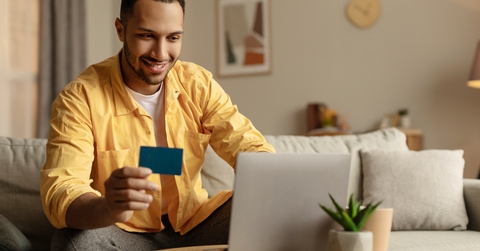 guy booking hotel online