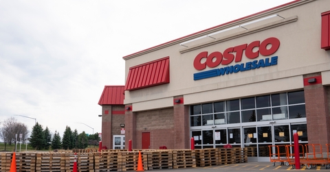 costco store front with palettes