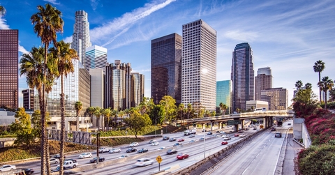 downtown los angeles california cityscape