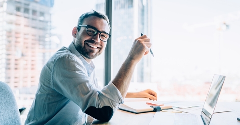 Accountant working remotely