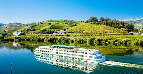 cruise ship at peso da regua