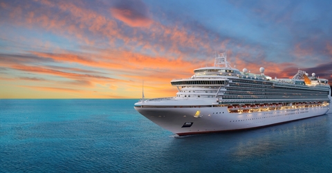 luxury cruise ship sailing