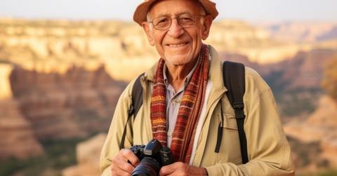 tourist with camera