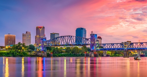 little rock arkansas skyline
