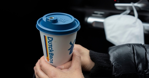  cup of Dutch Bros coffee 