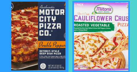 pizza from costco collage