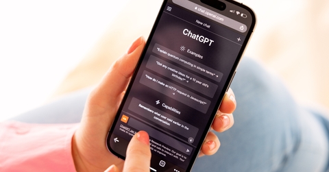 home screen of chatgpt