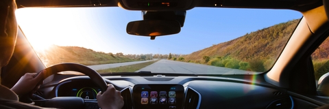 driving on the road