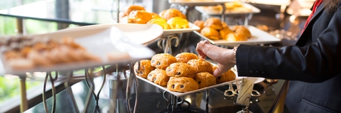 catering buffet food indoor