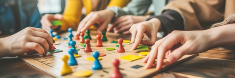 playing board game