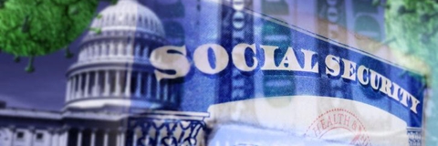 social security logo close up