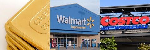 gold walmart costco