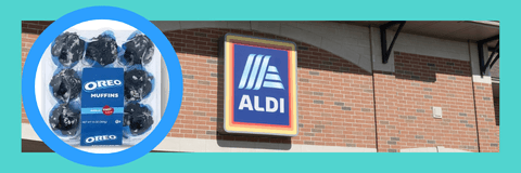 Aldi exterior, brick