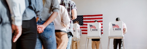 people voting