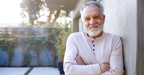 retired senior hispanic man