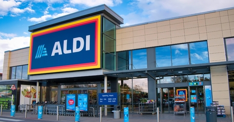 Aldi at local retail park Wirral