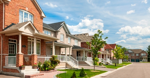 Suburban homes
