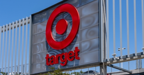 Target store sign on building Los Angeles