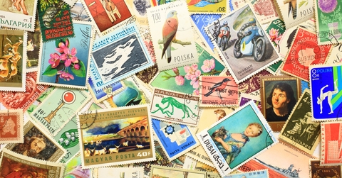 old postage stamps