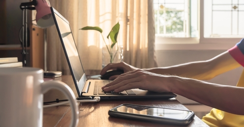 working from home