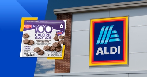 Aldi exterior and featured product