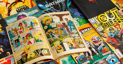Vintage comic book