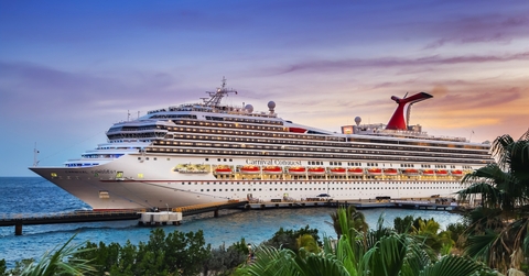 docked cruise ship