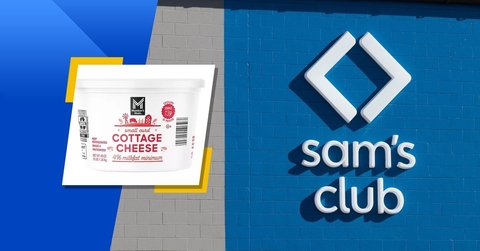 sam&#x27;s club exterior logo and featured product