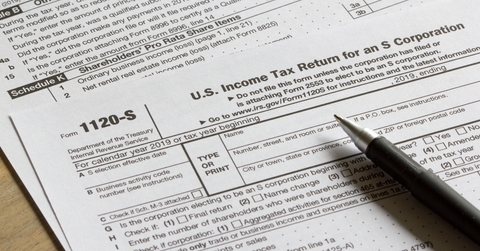 Income Tax Return for an S corporation
