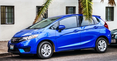 Honda Fit on the street