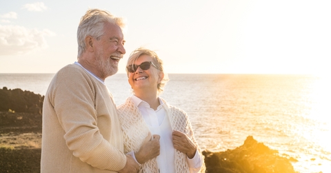 Seniors or pensioners having fun