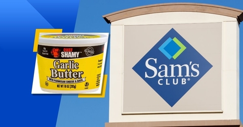 Sam&#x27;s club store exterior and featured item