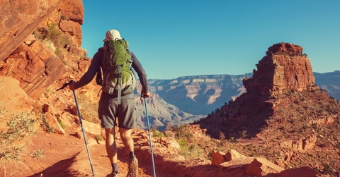 hike in grand canyon