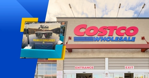 Costco store exterior and featured item