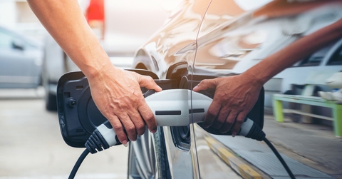 charging modern electric car battery