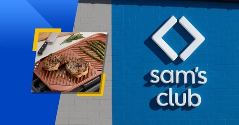 sam&#x27;s club store logo and featured item
