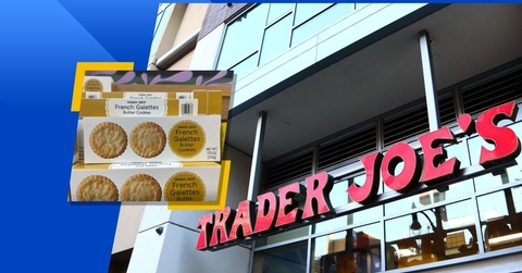 trader joes store exterior and featured item