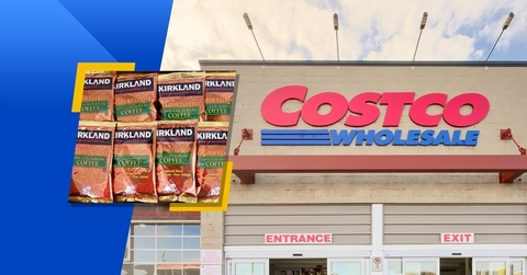 costco store exterior and featured item