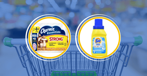 Toilet paper and detergent product images